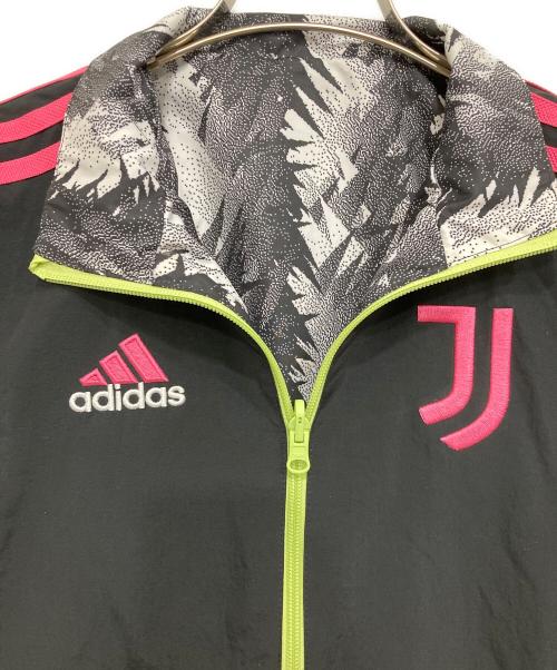 adidas（アディダス）adidas (アディダス) ユベントス アンセムジャケット ブラック×ピンク サイズ:Mの古着・服飾アイテム