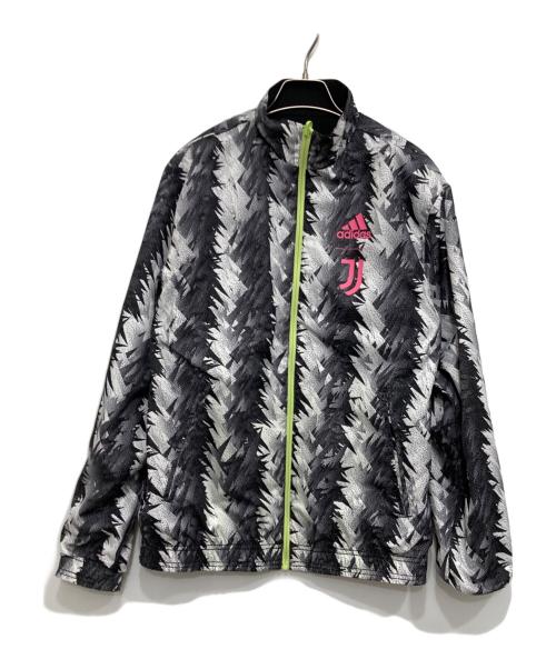 adidas（アディダス）adidas (アディダス) ユベントス アンセムジャケット ブラック×ピンク サイズ:Mの古着・服飾アイテム
