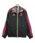 adidas（アディダス）の古着「ユベントス アンセムジャケット」｜ブラック×ピンク