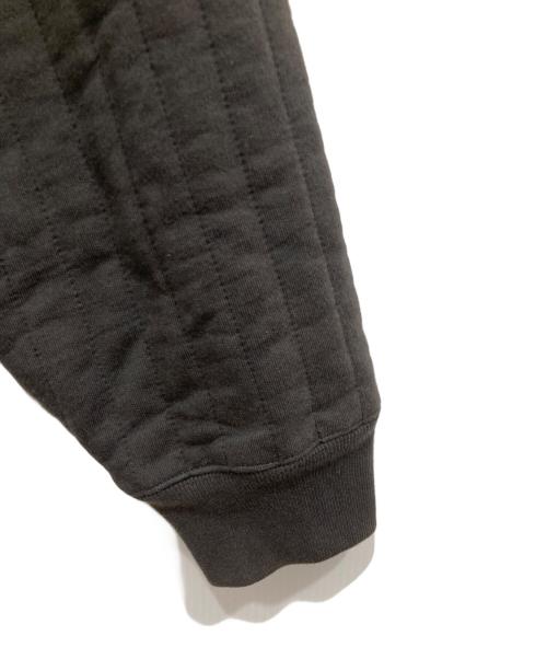 stussy（ステューシー）stussy (ステューシー) VERTICAL QUILTED ZIP HOODIE/キルティングパーカー ブラック サイズ:Lの古着・服飾アイテム