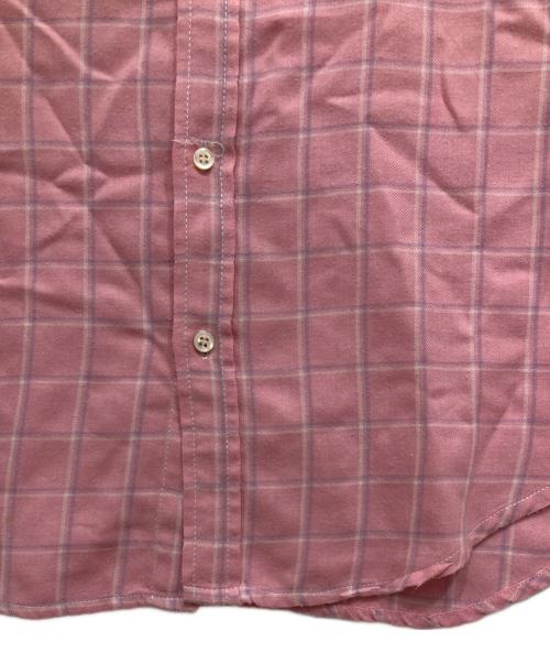 RHC Ron Herman（アールエイチシー ロンハーマン）RHC Ron Herman (アールエイチシー ロンハーマン) チェックシャツ ピンク サイズ:Lの古着・服飾アイテム