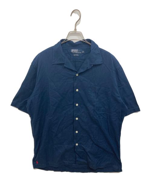 POLO RALPH LAUREN（ポロ・ラルフローレン）POLO RALPH LAUREN (ポロ・ラルフローレン) 半袖シャツ ブルー サイズ:Mの古着・服飾アイテム