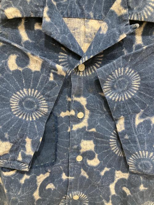 POLO RALPH LAUREN（ポロ・ラルフローレン）POLO RALPH LAUREN (ポロ・ラルフローレン) 絞り染め刺し子シャツ スカイブルー サイズ:Mの古着・服飾アイテム