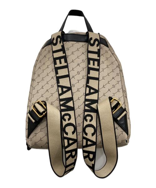 STELLA McCARTNEY（ステラマッカートニー）STELLA McCARTNEY (ステラマッカートニー) モノグラムキャンバスバックパック ベージュの古着・服飾アイテム