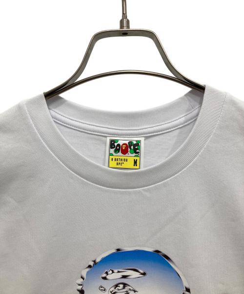 A BATHING APE（アベイシングエイプ）A BATHING APE (アベイシングエイプ) Metal Ape Head Tee ホワイト サイズ:Mの古着・服飾アイテム