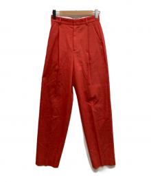 6(ROKU) BEAUTY&YOUTH（ロク ビューティーアンドユース）の古着「OXFORD TUCK PANTS」｜レッド