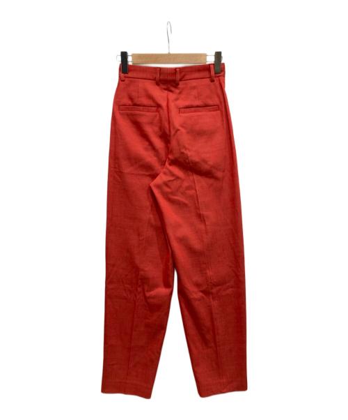 6(ROKU) BEAUTY&YOUTH（ロク ビューティーアンドユース）6(ROKU) BEAUTY&YOUTH (ロク ビューティーアンドユース) OXFORD TUCK PANTS レッド サイズ:34の古着・服飾アイテム
