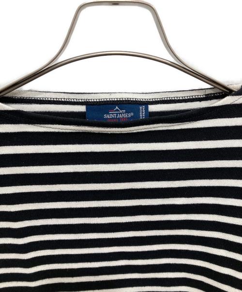 SAINT JAMES（セントジェームス）SAINT JAMES (セントジェームス) バスクシャツ ブラック サイズ:Mの古着・服飾アイテム