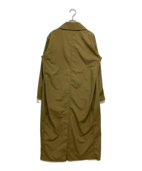 CHEVRE（シェーブル）CHEVRE (シェーブル) ナイロンステンカラーコート カーキ サイズ:38の古着・服飾アイテム