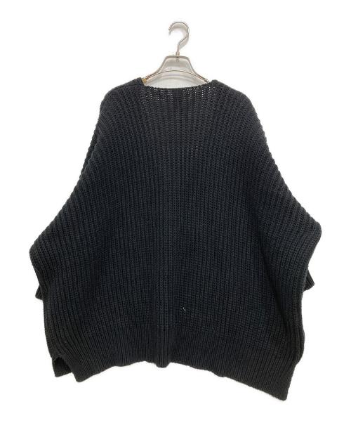 O project（オープロジェクト）O project (オープロジェクト) オーバーサイズVネックニット ブラック サイズ:FREEの古着・服飾アイテム