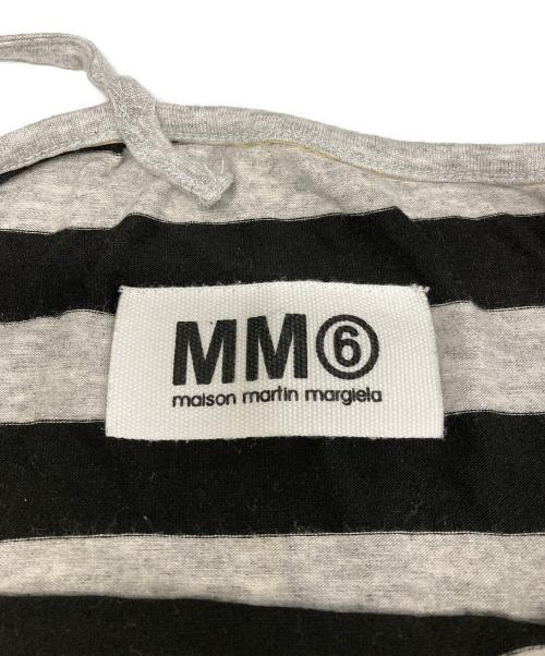 MM6 Maison Margiela（エムエムシックスメゾンマルジェラ）MM6 Maison Margiela (エムエムシックスメゾンマルジェラ) アシンメトリーキャミソールトップ/ノースリーブカットソー グレー サイズ:Mの古着・服飾アイテム
