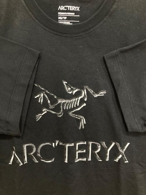 ARC'TERYX（アークテリクス）ARC'TERYX (アークテリクス) Arc'Word Cotton T-Shirt /プリントTシャツ ブラック サイズ:XS 未使用品の古着・服飾アイテム
