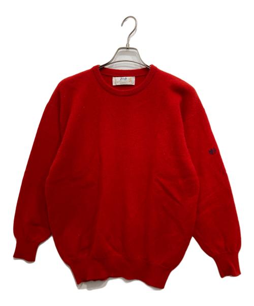 Pringle（プリングル）Pringle (プリングル) 90’sウールニット レッド サイズ:Sの古着・服飾アイテム
