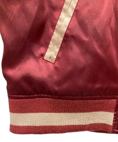 NYLAUS（ナイラス）NYLAUS (ナイラス) スカジャン レッド サイズ:LLの古着・服飾アイテム