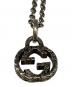 GUCCI (グッチ) インターロッキングGGアラベスクネックレス シルバー：18000円