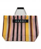 MARNIマルニ）の古着「ストライプトートバッグ」｜マルチカラー(ローズソルベ)