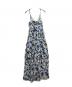 Karl Lagerfeld (カール ラガーフェルド) フラワー柄ノースリーブワンピース ホワイト×ブルー サイズ:SIZE0：5000円