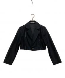 A + TOKYO（エープラス トウキョウ）の古着「パイピングシアージャケット」｜ブラック