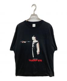 WACKO MARIA（ワコマリア）の古着「WASHED HEAVY WEIGHT T-SHIRT/TERRIFIERプリントTシャツ」｜ブラック