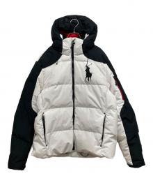 POLO RALPH LAUREN（ポロ・ラルフローレン）の古着「Water Repellent Down Jacket/ビッグポニーダウンジャケット」｜ホワイト