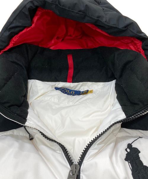 POLO RALPH LAUREN（ポロ・ラルフローレン）POLO RALPH LAUREN (ポロ・ラルフローレン) Water Repellent Down Jacket/ビッグポニーダウンジャケット ホワイト サイズ:XLの古着・服飾アイテム