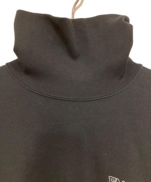 The Ennoy Professional（ザ エンノイ プロフェッショナル）THE ENNOY PROFESSIONAL (ザ エンノイ プロフェッショナル) Electric Logo Turtleneck/タートルネックスウェット ブラック サイズ:Lの古着・服飾アイテム