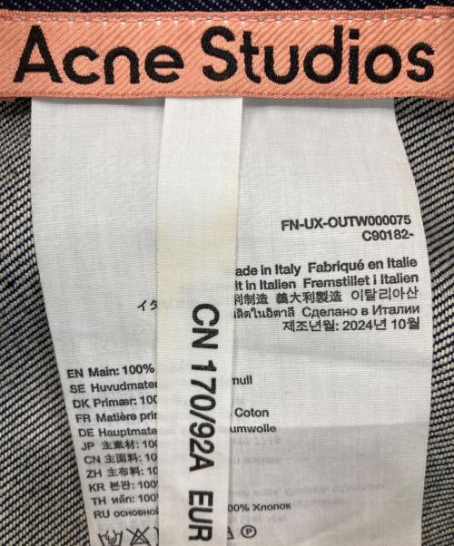 Acne studios（アクネ ストゥディオズ）Acne studios (アクネ ストゥディオズ) Denim jacket boxy fit インディゴ サイズ:Sの古着・服飾アイテム