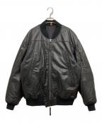 CCUシーシーユー）の古着「BOMBER JACKET」｜ブラック