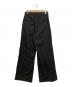 edition (エディション) リネンストレッチラップスラックス ブラック サイズ:SIZE36：4000円