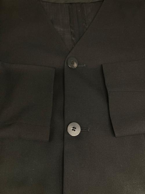 edition（エディション）Edition (エディション) ウールビエラノーカラージャケット ブラック サイズ:36の古着・服飾アイテム