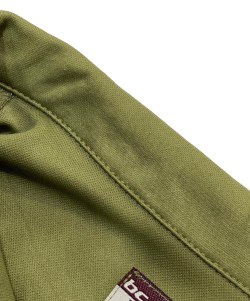 BC ETHIC（ビーシーエシック）BC ETHIC (ビーシーエシック) 90’s メッシュ切替オープンカラーシャツ カーキ サイズ:Lの古着・服飾アイテム