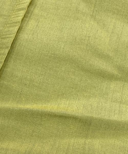 BC ETHIC（ビーシーエシック）BC ETHIC (ビーシーエシック) 80-90's オープンカラーシャイニーシャツ カーキ サイズ:XLの古着・服飾アイテム