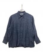 INDIVIDUALIZED SHIRTSインディビジュアライズドシャツ）の古着「リネンシャツ」｜ブルー