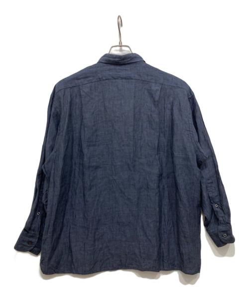 INDIVIDUALIZED SHIRTS（インディビジュアライズドシャツ）INDIVIDUALIZED SHIRTS (インディビジュアライズドシャツ) リネンシャツ ブルー サイズ:不明の古着・服飾アイテム