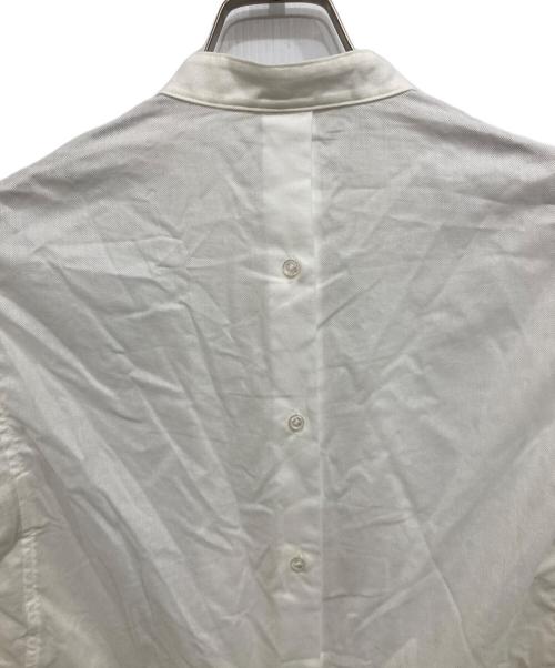 beautiful people（ビューティフルピープル）beautiful people (ビューティフルピープル) double-end leno cloth tuxedo blouse ホワイト サイズ:36の古着・服飾アイテム