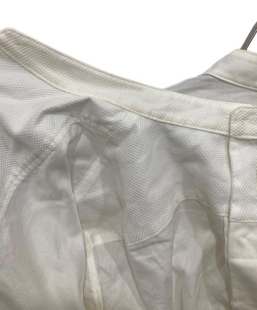 beautiful people（ビューティフルピープル）beautiful people (ビューティフルピープル) double-end leno cloth tuxedo blouse ホワイト サイズ:36の古着・服飾アイテム