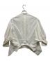 beautiful people (ビューティフルピープル) double-end leno cloth tuxedo blouse ホワイト サイズ:36：9000円