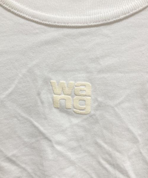 ALEXANDER WANG（アレキサンダー・ワン）ALEXANDER WANG (アレキサンダー・ワン) ロゴTシャツ ホワイト サイズ:XSの古着・服飾アイテム