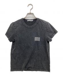 ALEXANDER WANG（アレキサンダー・ワン）の古着「DTC SHRUKEN TEE WITH REPEAT LOGO T SHIRT」｜ブラック