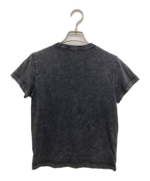 ALEXANDER WANG（アレキサンダー・ワン）ALEXANDER WANG (アレキサンダー・ワン) DTC SHRUKEN TEE WITH REPEAT LOGO T SHIRT ブラック サイズ:XSの古着・服飾アイテム