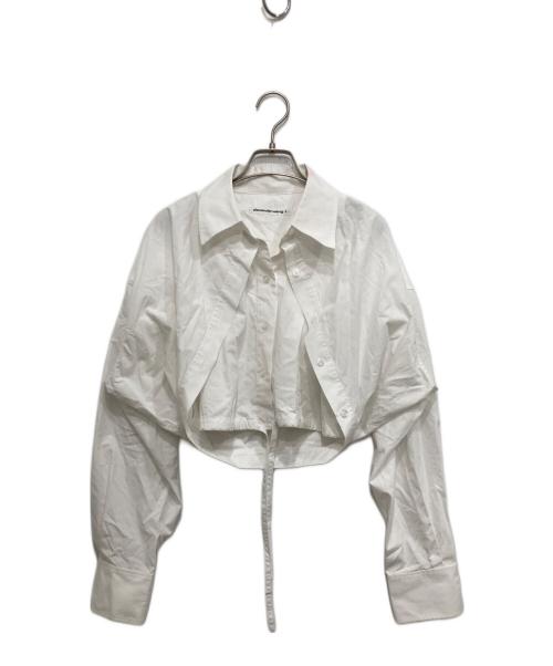 ALEXANDER WANG（アレキサンダー・ワン）ALEXANDER WANG (アレキサンダー・ワン) レイヤードシャツ ホワイト サイズ:Sの古着・服飾アイテム