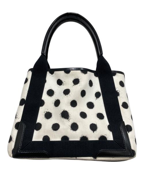 BALENCIAGA（バレンシアガ）BALENCIAGA (バレンシアガ) ネイビーカバスS ブラック×ホワイトの古着・服飾アイテム
