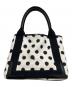 BALENCIAGA (バレンシアガ) ネイビーカバスS ブラック×ホワイト：30000円