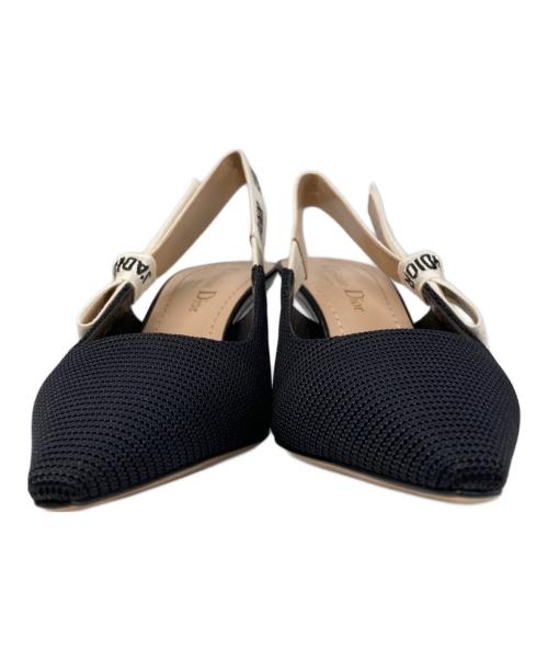 Christian Dior（クリスチャン ディオール）Christian Dior (クリスチャン ディオール) J'Adior スリングバックパンプス ブラック サイズ:SIZE36の古着・服飾アイテム