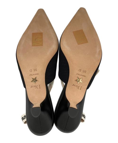 Christian Dior（クリスチャン ディオール）Christian Dior (クリスチャン ディオール) J'Adior スリングバックパンプス ブラック サイズ:SIZE36の古着・服飾アイテム
