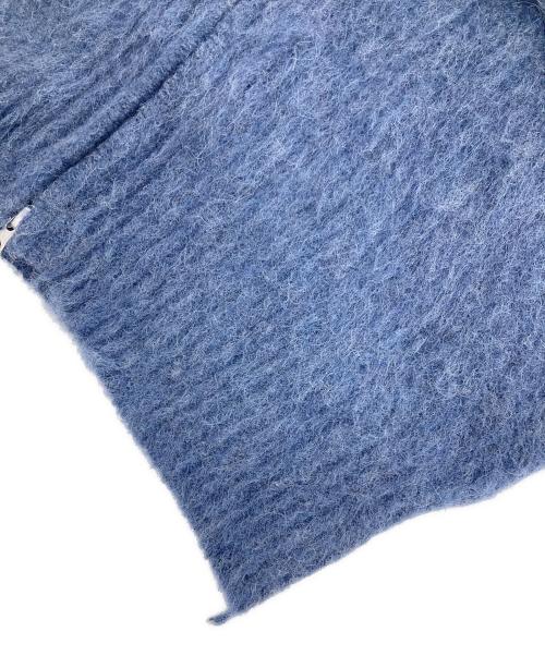 LE CIEL BLEU（ルシェルブルー）LE CIEL BLEU (ルシェルブルー) Shaggy Compact Cardigan/シャギージップカーディガン ネイビー サイズ:36の古着・服飾アイテム