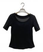 OUR WACOALアワー ワコレ）の古着「カップインTシャツ」｜ブラック