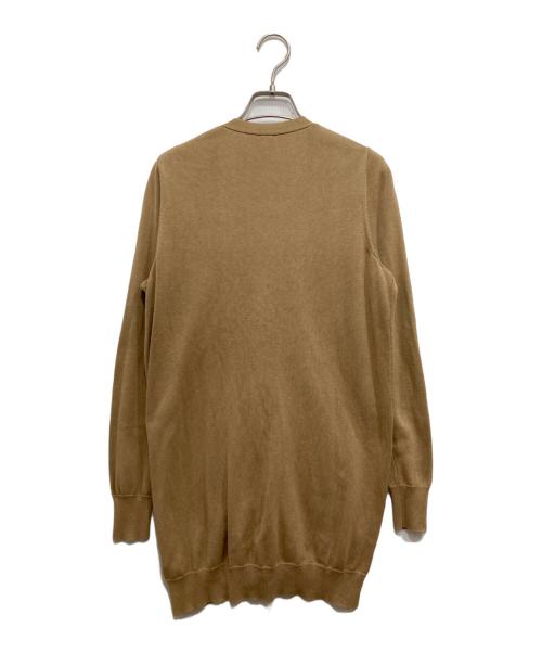 MUSE（ミューズ）MUSE (ミューズ) シルクコットンニットカーディガン ベージュ サイズ:FREEの古着・服飾アイテム