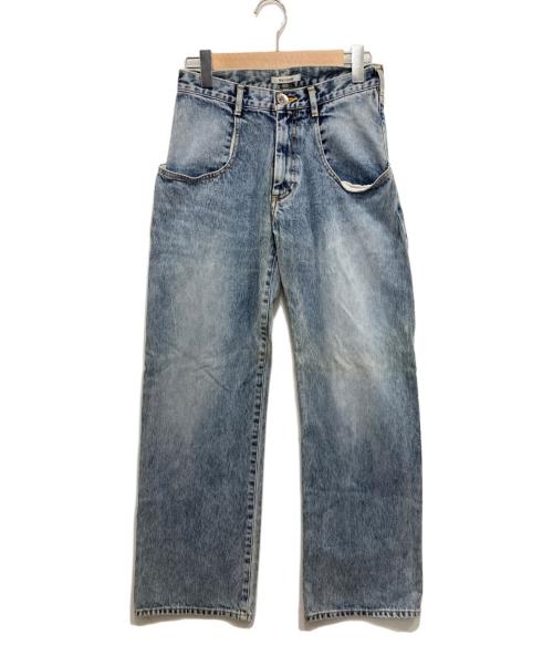 Whim Gazette（ウィムガゼット）Whim Gazette (ウィムガゼット) ポケットデニムパンツ インディゴ サイズ:SIZE36の古着・服飾アイテム