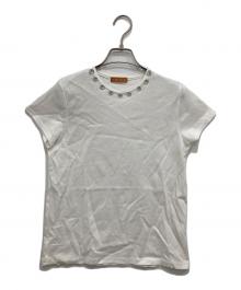 AMICAL（アミカル）の古着「CRYSTAL TEE /半袖クリスタルTシャツ」｜ホワイト